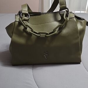 Olive Green Chain Strap Women's Bag